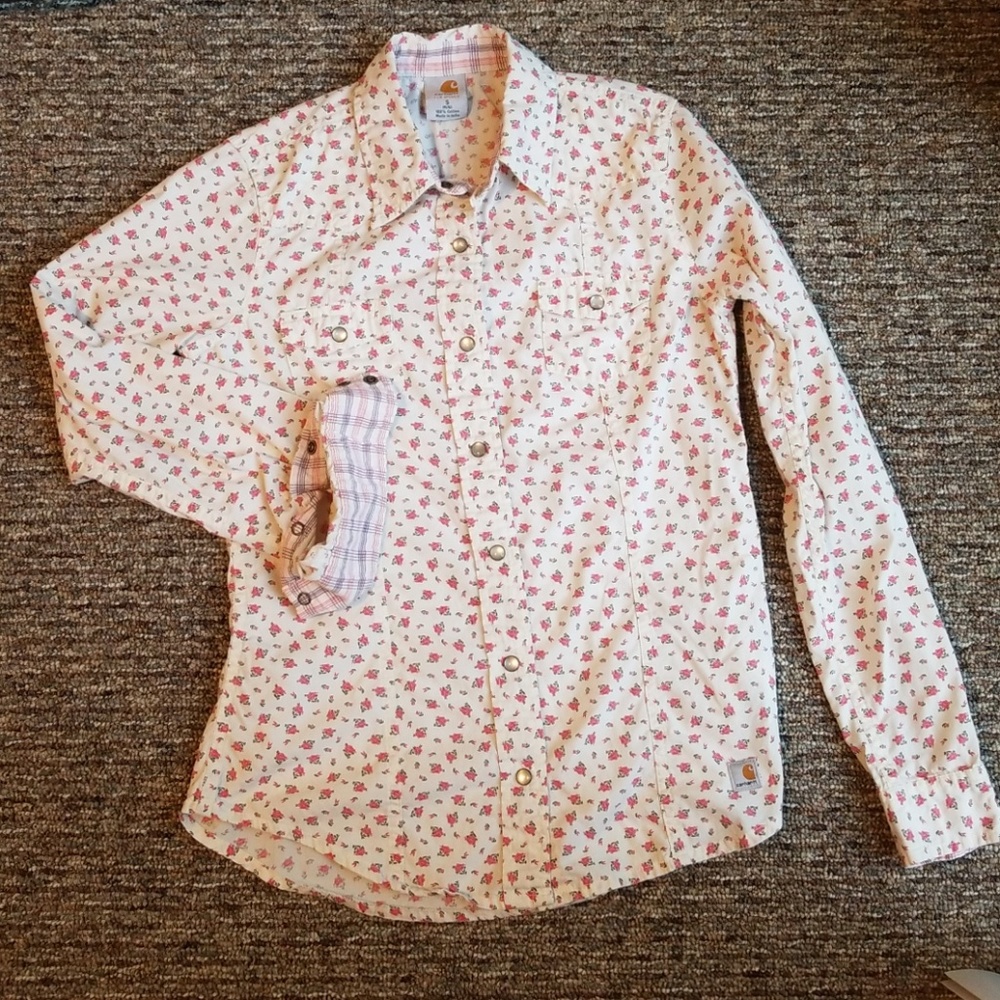 Womens Carhartt Floral Shirt